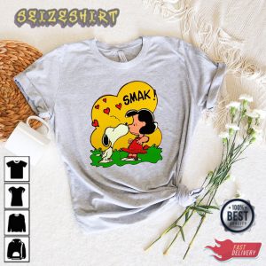 Smak Valentines Day Dogsnoopy Valentines Day Cute T-Shirt