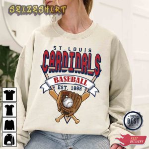St Louis Baseball Crewneck Sweatshirt Vintage St Louis T-Shirt