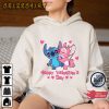 Stitch and Angel Disney Couple Valentines Lilo And Stitch Unisex Hoodie