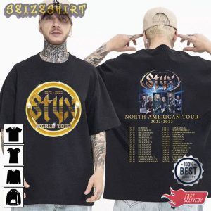 Styx Band World Tour Dates 2023 Styx Tour 2023 T-Shirt