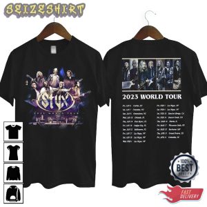 Styx Band World Tour Dates and Setlist Tour Concert 2023 T-Shirt