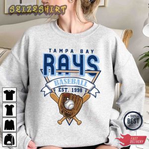 Tampa Bay Baseball Crewneck Sweatshirt Vintage Tampa Bay T-Shirt