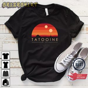 Tatooine Sunset Star Wars Unisex Luke Skywalker Star Wars Gift T-Shirt