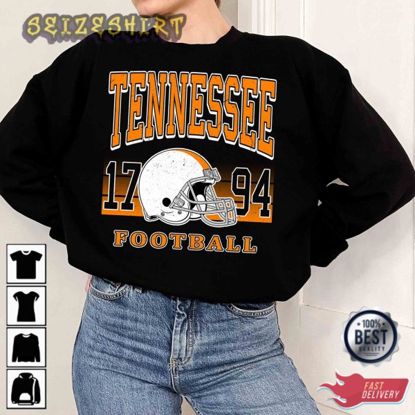 Tennessee Football Sweatshirt Retro Tennessee Football T-Shirt