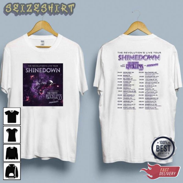 The Revolution’s Live Tour 2023 Shinedown Shirt