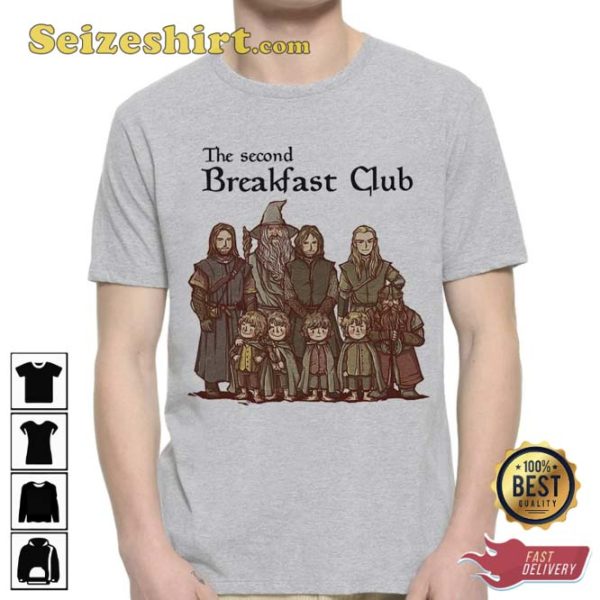 The Second Breakfast Club Lord of the Rings Chibi Design Tee