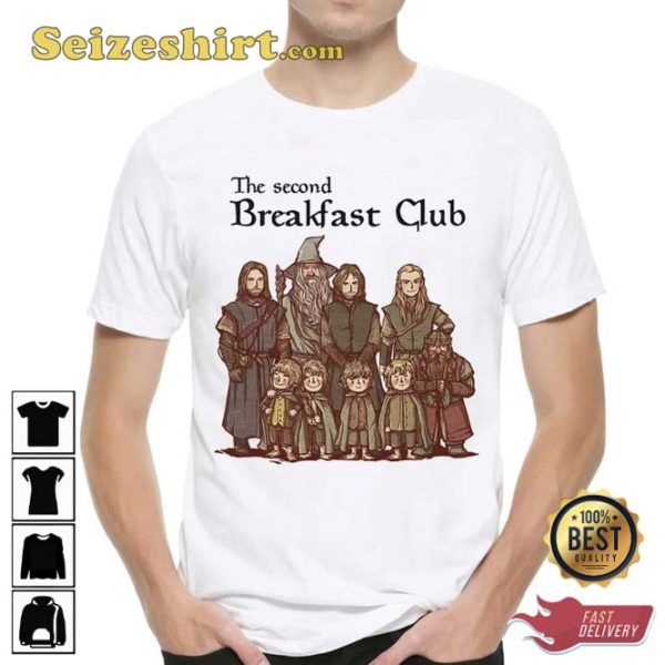 The Second Breakfast Club Lord of the Rings Chibi Design Tee