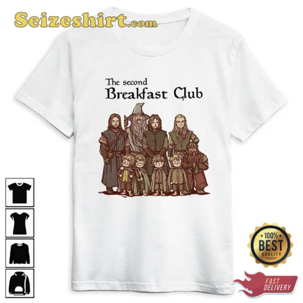 The Second Breakfast Club Lord of the Rings Chibi Design Tee