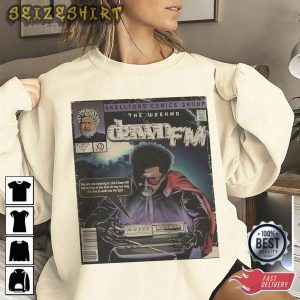 The Weeknd Dawn Fm Retro Vintage 90s Hip Hop Graphic Shirt