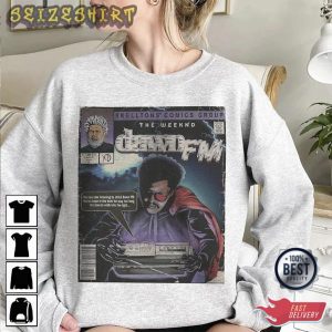 The Weeknd Dawn Fm Retro Vintage 90s Hip Hop Graphic Shirt