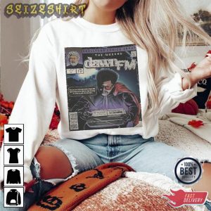 The Weeknd Dawn Fm Retro Vintage 90s Hip Hop Graphic Shirt