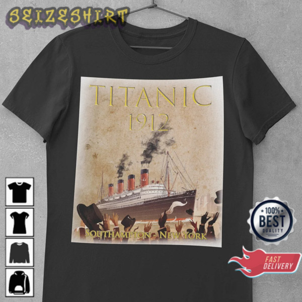 Titanic Custom Name Personalized Titanic 25th Anniversary Unisex T-Shirt