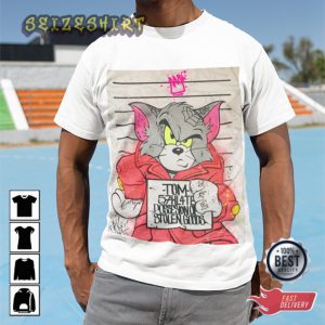 Tom Funny Cartoon In da Prison Stolen Goods Unisex T-Shirt