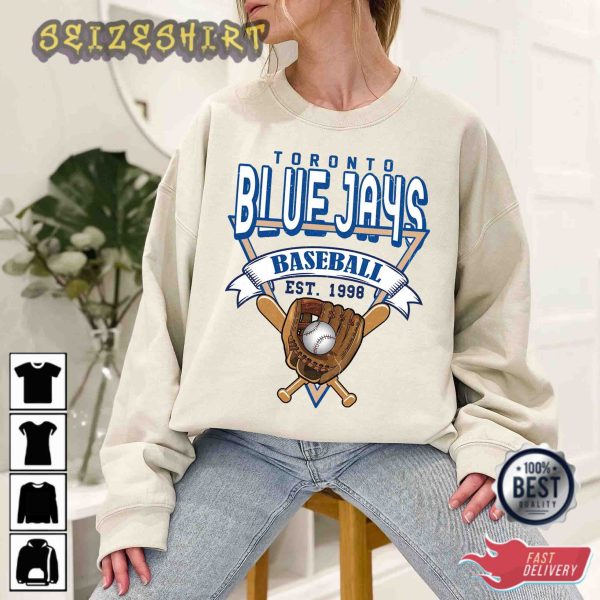 Toronto Baseball Crewneck Sweatshirt Vintage Toronto Baseball T-Shirt