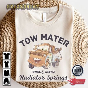 Tow Mater Cars Cozy Cone Motel Disneyland Unisex T-Shirt