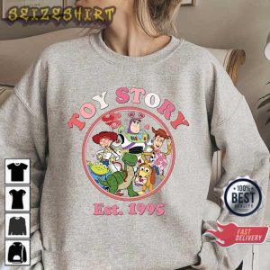 Toy Story Est 1995 Valentine Disney Pixar Toy Story Friends Sweatshirt