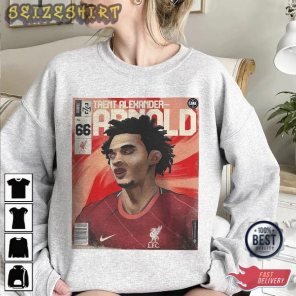 Trent Alexander-Arnold Shirt Retro Vintage 90s Retro Graphic Tee Comic Rap Shirt