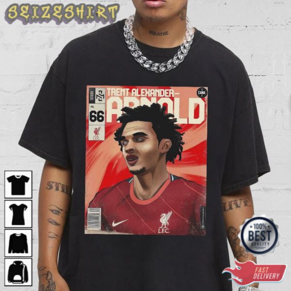 Trent Alexander-Arnold Shirt Retro Vintage 90s Retro Graphic Tee Comic Rap Shirt