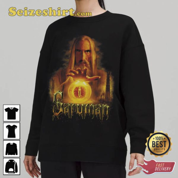 Trevco Lor Saruman Lord of the Rings Trending Shirt