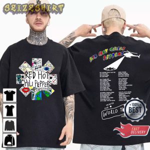Unlimited Love World Tour 2023 Red Hot Chili Peppers Tour Shirt