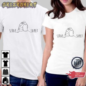 Valentine's Day Couple Duo Lover Valentine's Day Gift Custom T-Shirt