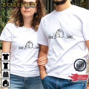 Valentine's Day Couple Duo Lover Valentine's Day Gift Custom T-Shirt