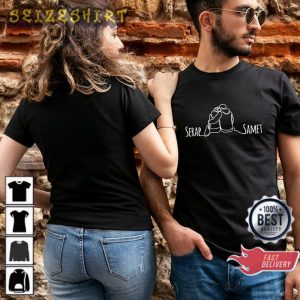 Valentine’s Day Couple Duo Lover Valentine’s Day Gift Custom T-Shirt
