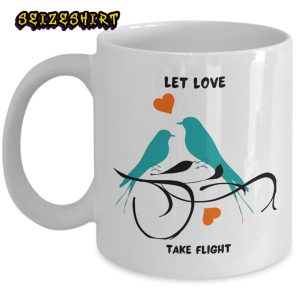 Valentines Day Let Love Take Flight Valentines Anniversary Gift for Valentines Mug
