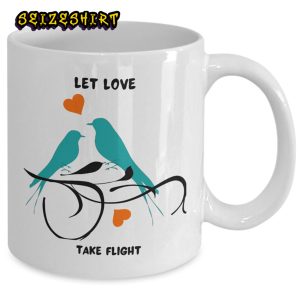 Valentines Day Let Love Take Flight Valentines Anniversary Gift for Valentines Mug