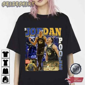 Vintage 90s Style Jordan Poole Warriors Basketball Unisex T-Shirt