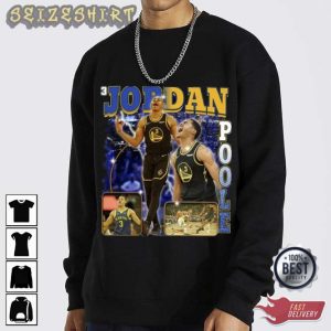 Vintage 90s Style Jordan Poole Warriors Basketball Unisex T-Shirt