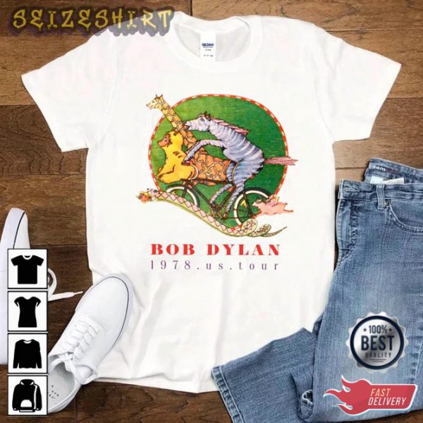 Vintage Bob Dylan 1978 Us Tour Bob Dylan Unisex T-shirt