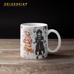 Wednesday Addams and Enid Sinclair Cute Ceramic Coffee Mug