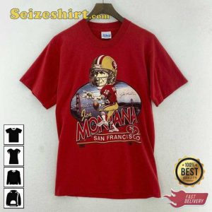16 Joe Montana San Francisco Football T-Shirt