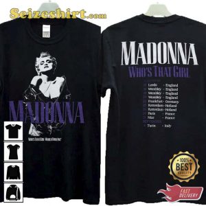 1987 Madonna Who That Girl World Tour T-Shirt