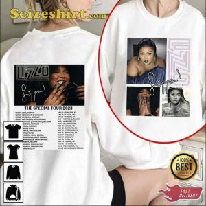2 Side Lizzo The Special World Tour 2023 Sweatshirt