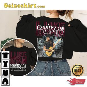 2 Sides Country On Tour Luke Bryan Sweatshirt Gift For Luke Bryan Fans