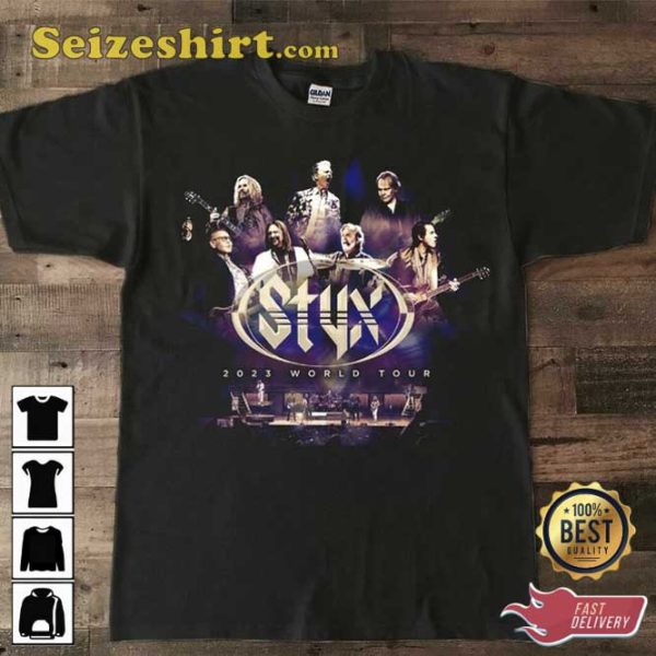 2023 Styx World Tour 2 Side Tee Shirt