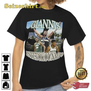 34 Giannis Antetokounmpo Basketball Tee shirt