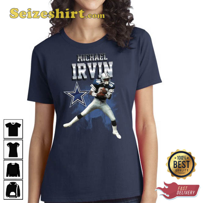 Michael Irvin Dallas Cowboys Men's Legend Olive Salute to Service T-Shirt