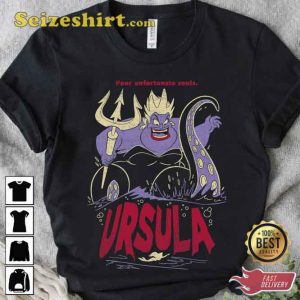 90s Disney The Little Mermaid Villains Ursula Potrait Graphic Shirt