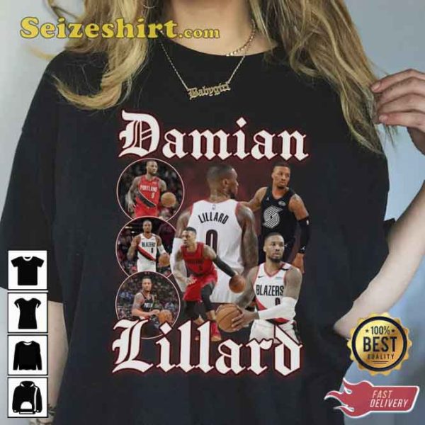 90s Vintage Damian Lillard Graphic Tee