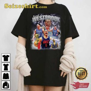 90s Vintage Russell Westbrook Basketball Unisex T-Shirt