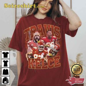 American Football Player Travis Kelce T-shirt