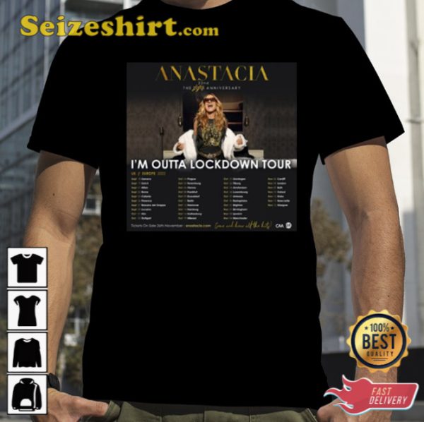Anastacia Anastacia 2023 New Tour Shirt