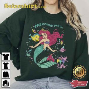 Ariel Princess Mermaid Birthday Party The Little Mermaid T-Shirt