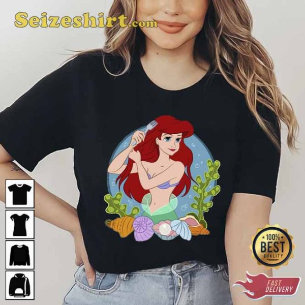 Ariel With The Fork Little Mermaid Unisex T-Shirt
