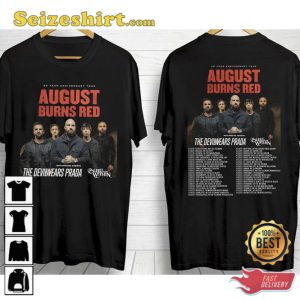 August Burns Red 2023 Tour T-Shirt Anniversary Gift for Tour Lover