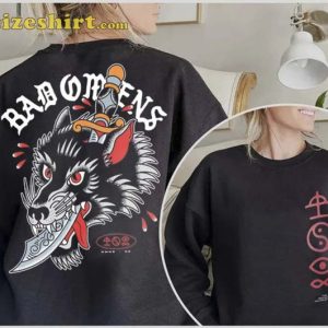 Bad Omens Band Wolf Dagger 2023 Sweatshirt