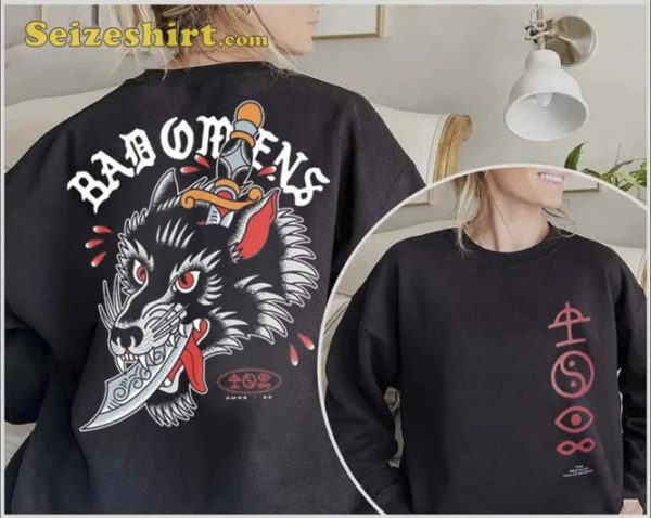 Bad Omens Band Wolf Dagger 2023 Sweatshirt